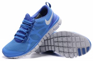 Nike Free 3.0 V3 Womens Shoes white blue - Click Image to Close